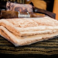 Posh Pelts Arctic Fox Faux Fur Throw Blanket PSH1003